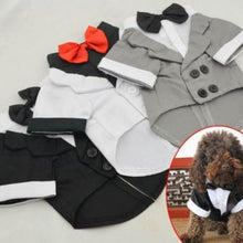 Load image into Gallery viewer, Wedding Tuxedo Western Style Pet Suit