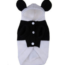 Load image into Gallery viewer, Fleece Panda Ear Hoody Pet Coat