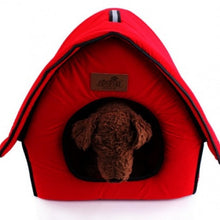 Load image into Gallery viewer, Kennel Cute Bone Flocking Cloth Pet Bed