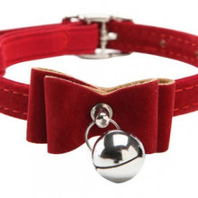 Load image into Gallery viewer, Safety Elastic Bowtie Bell Pet Collar