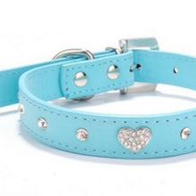 Load image into Gallery viewer, Adjustable Rhinestone Crystal Pet Collar