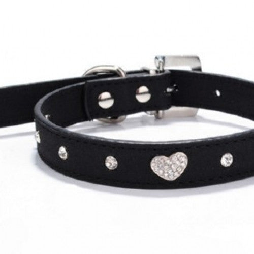 Adjustable Rhinestone Crystal Pet Collar